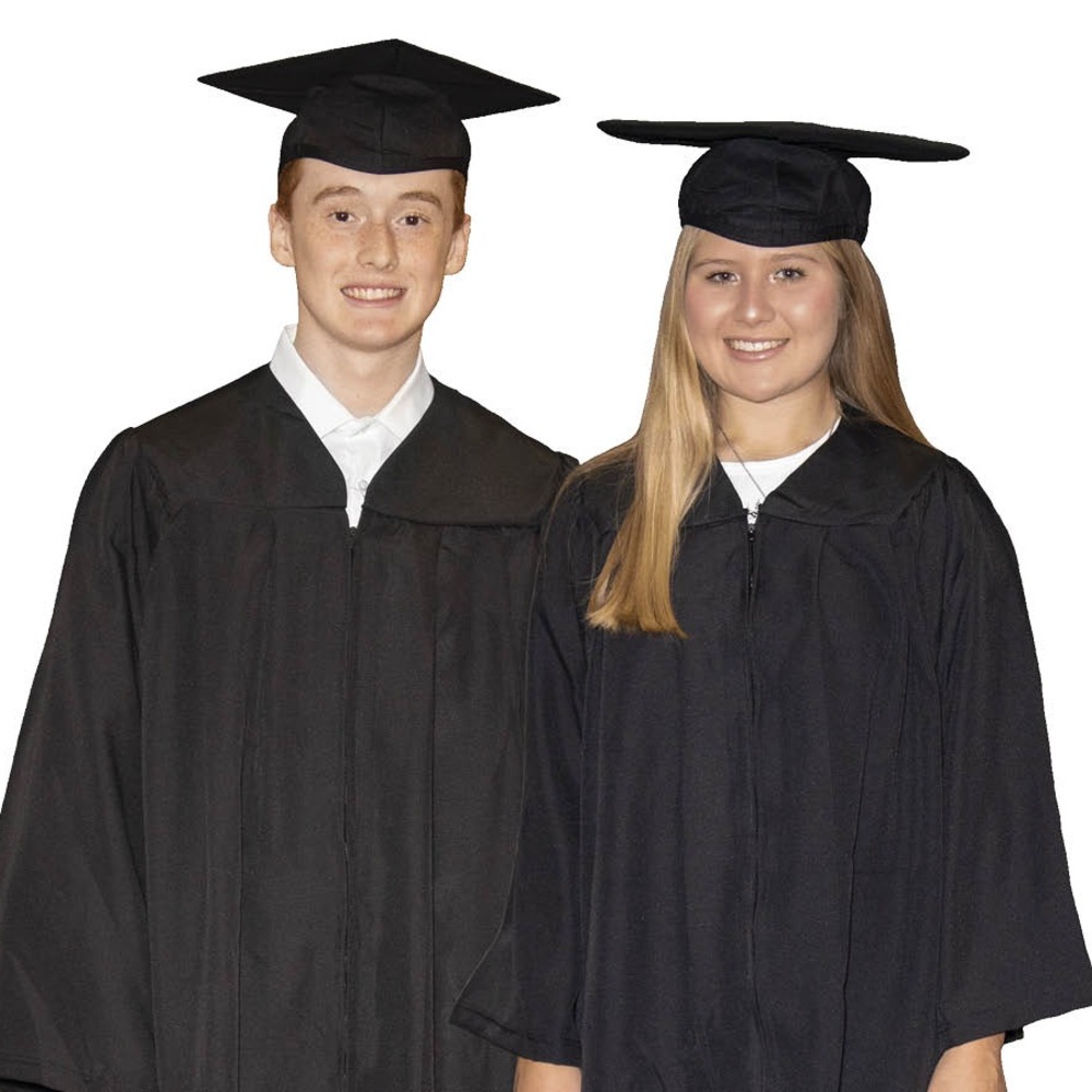 Oakhall Graduation Cap and Gown Set – Made in USA Size 5’6”-5-8” NWTS